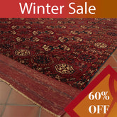 Antique handmade Tekke Turkoman carpet - WS139668