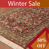 Handmade Kashmir Silk rug - WS284848