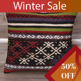 Small Handmade Turkish Kilim Cushion - WS295391
