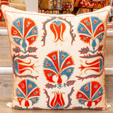 Handmade Uzbek Suzani Silk Cushion - 307746-BX