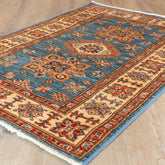 Handmade fine Afghan Kazak Rug - 307804