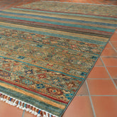 Handmade fine Afghan Samarkand carpet - 308228