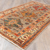 Handmade extra fine Afghan Kazak rug - 308277