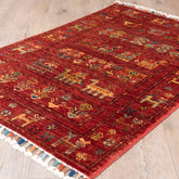 Handmade Afghan Samarkand rug - 308292