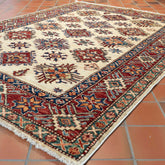 Handmade fine Afghan Kazak rug - 308423