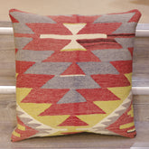 Large Handmade Turkish kilim cushion - 309086