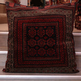 Handmade Oriental Antique nomadic pile cushion - 309488