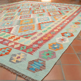Handmade large Afghan Kilim - 309664
