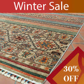 Handmade fine Afghan Samarkand carpet - WS309817