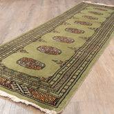 Handmade Pakistan Bokhara short runner - 309921