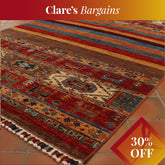 Handmade Afghan Samarkand rug - CB273858