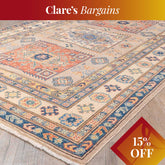 Handmade Luxury Commercial Afghan Kazak rug - CB308805
