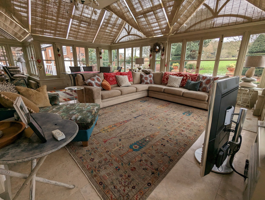 How woven rugs warm your space – From insulation to visual interest