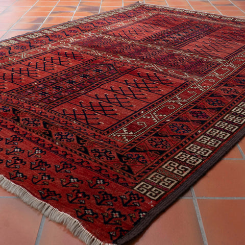 Handmade antique Turkoman Hatchlu rug - WS295619