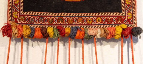 Kashkouli fine bag with decoration - WS295624