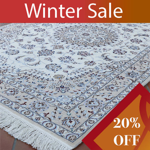 Fine handmade Oriental Nain rug - WS306301