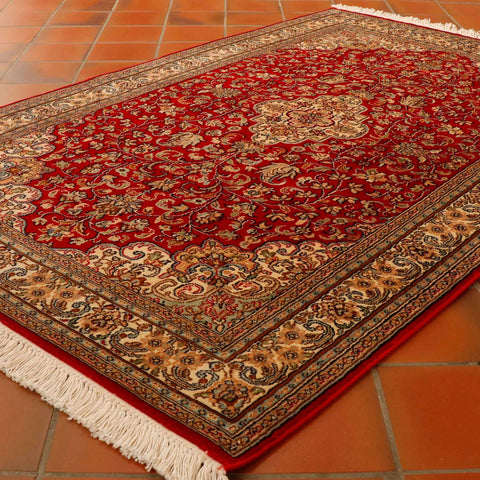 Fine handmade Kashmir Silk rug - 306355