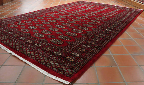 Handmade Pakistan Bokhara rug - 306378