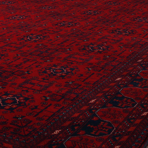 Fine handmade Afghan Belgique carpet - 30624653