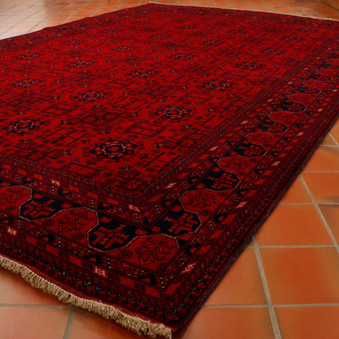 Fine handmade Afghan Belgique carpet - 30624653