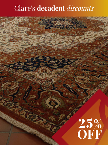 Fine handmade Indian carpet - 306724