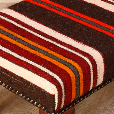 Small Turkish kilim stool - 30624816