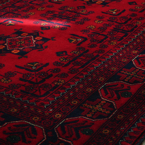 Handmade Afghan Kunduz rug - 30724430