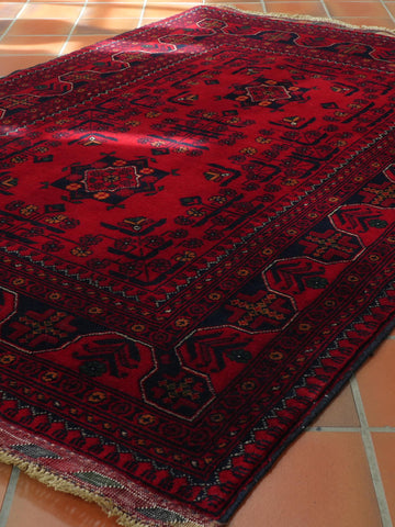 Handmade Afghan Kunduz rug - 30724430