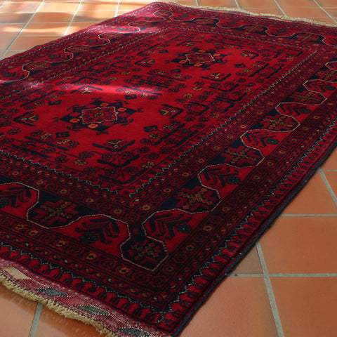 Handmade Afghan Kunduz rug - 30724430