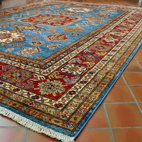 Fine handmade Afghan Kazak carpet - 30724435