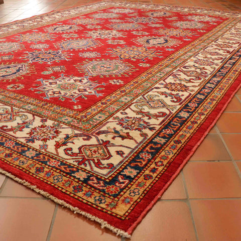 Fine handmade Afghan Kazak carpet - 30724444