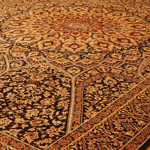 Extra fine handmade Persian Qum silk rug - 30724655