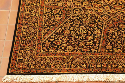 Extra fine handmade Persian Qum silk rug - 30724655