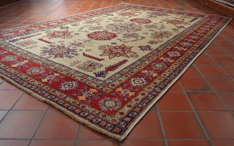 Handmade Afghan Kazak rug -307798