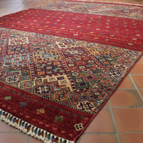 Handmade Afghan Kharjeen carpet - 30724808