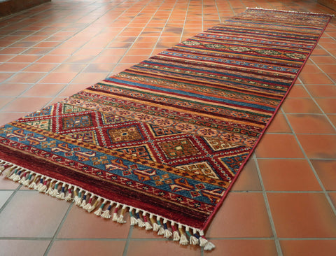 Handmade Afghan Kharjeen runner - 30724819