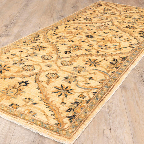 Handmade Afghan Choeb Rang short runner - 307945
