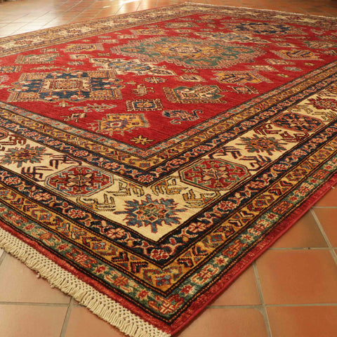 Handmade Afghan Kazak carpet - 30824043