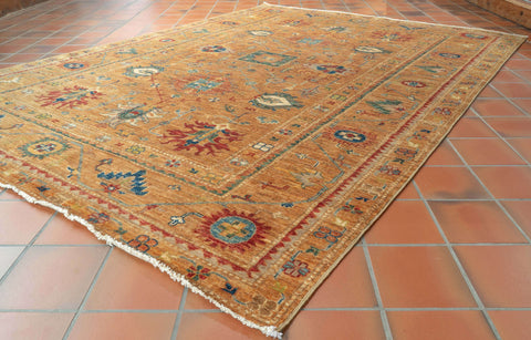 Handmade extra fine Afghan Kazak rug - 308259