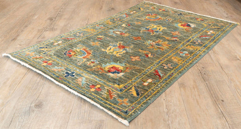 Handmade modern fine Afghan Ziegler rug - 308296