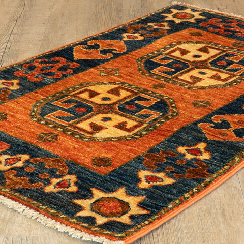 Handmade Afghan Ersari rug - 308385