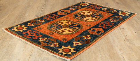 Handmade Afghan Ersari rug - 308385