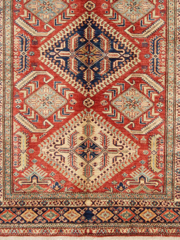 Handmade fine Afghan Kazak rug - ENR308422