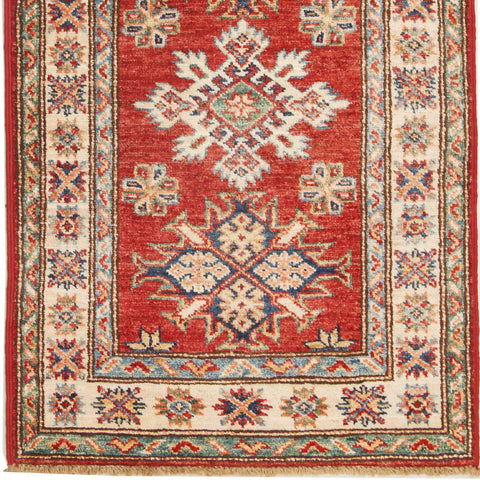 Handmade fine Afghan Kazak rug - ENR308489