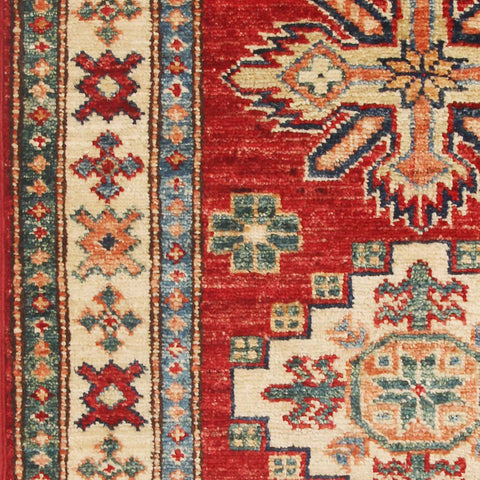 Handmade fine Afghan Kazak rug - ENR308491