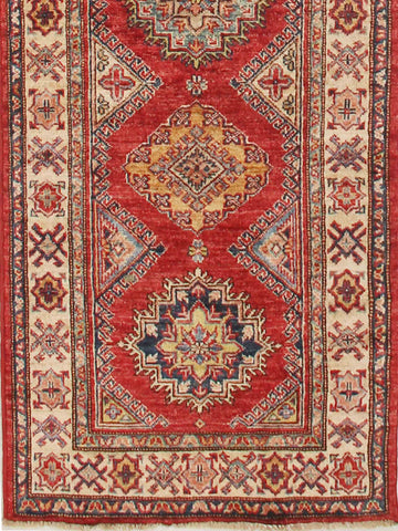 Handmade fine Afghan Kazak runner - ENR308506