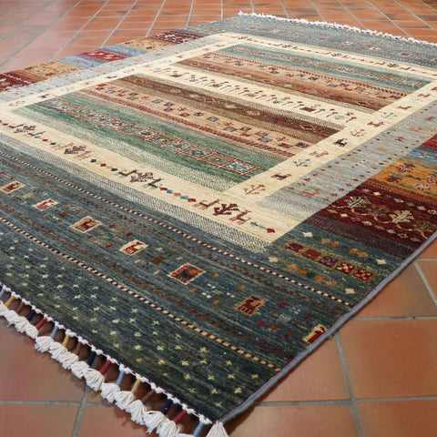 Handmade Afghan Loribaft rug - 30824631