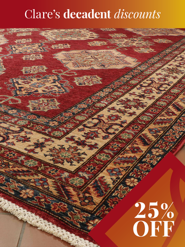 Handmade Afghan Kazak carpet - 308713
