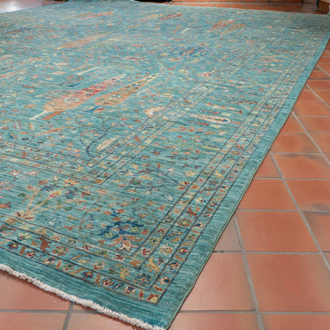Handmade extra fine Afghan Shahi carpet - 308761