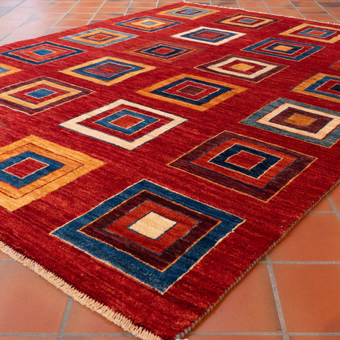 Handmade Afghan Loribaft rug - 308777